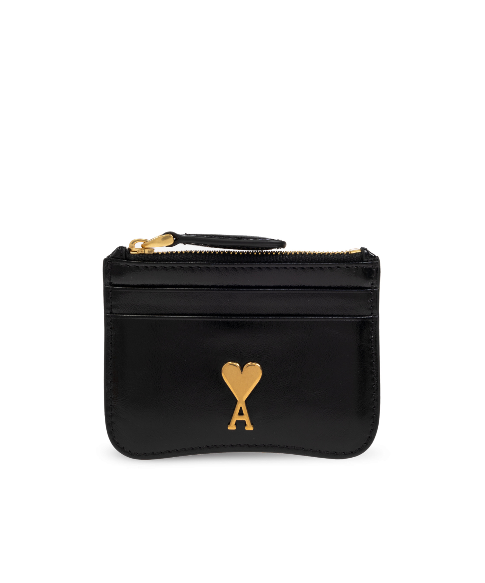 Ami Alexandre Mattiussi Zipper Wallet In Black