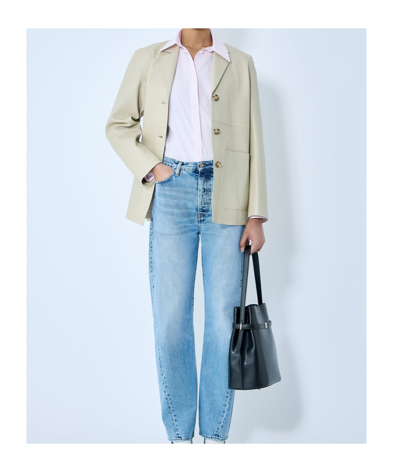 Totême Single-breasted Blazer In White