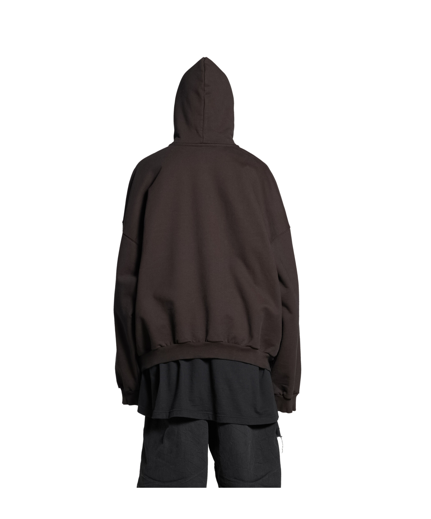 Balenciaga Women's Hoodie Over Beverly Hills Black | Size 2 | 739024tqvs7 In Brown