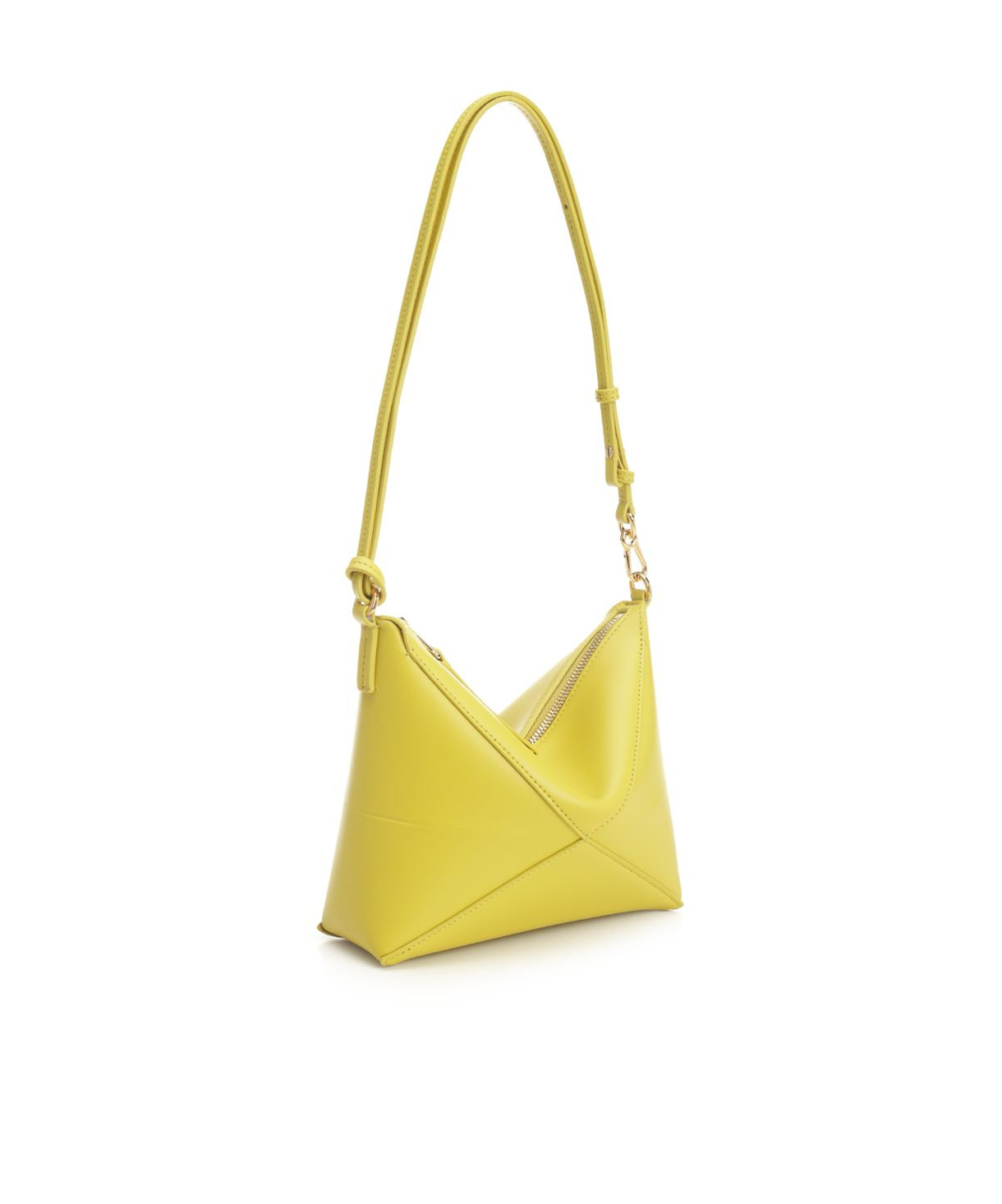 Loewe Puzzle Fold Yellow Clutch Bag In Yellow