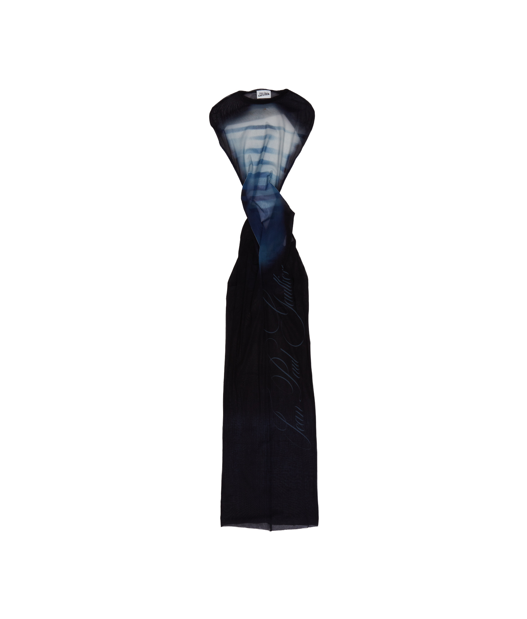 Jean Paul Gaultier Print Dress In Black