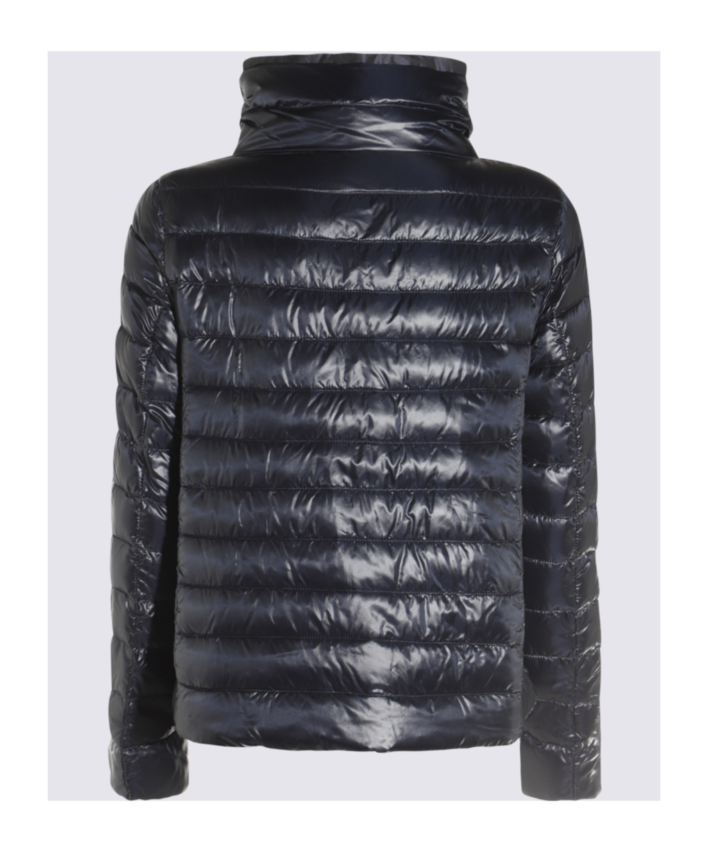 Herno Reversible Down Jacket Casual Jackets And Parka Multicolor In Black