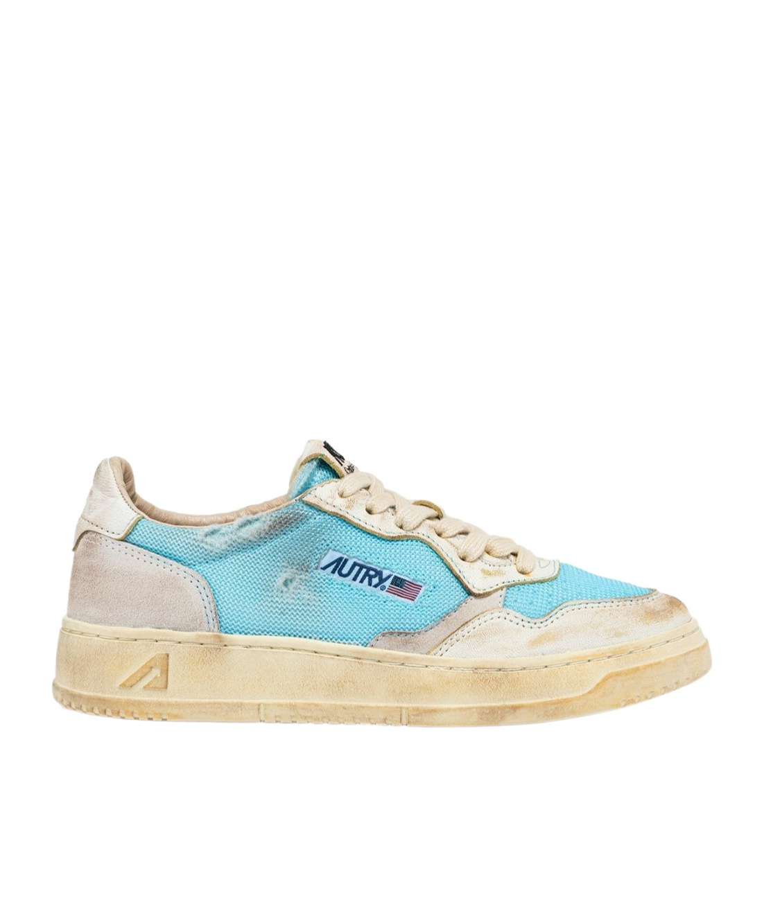 Autry Medalist Low Super Vintage Sneakers In Nude