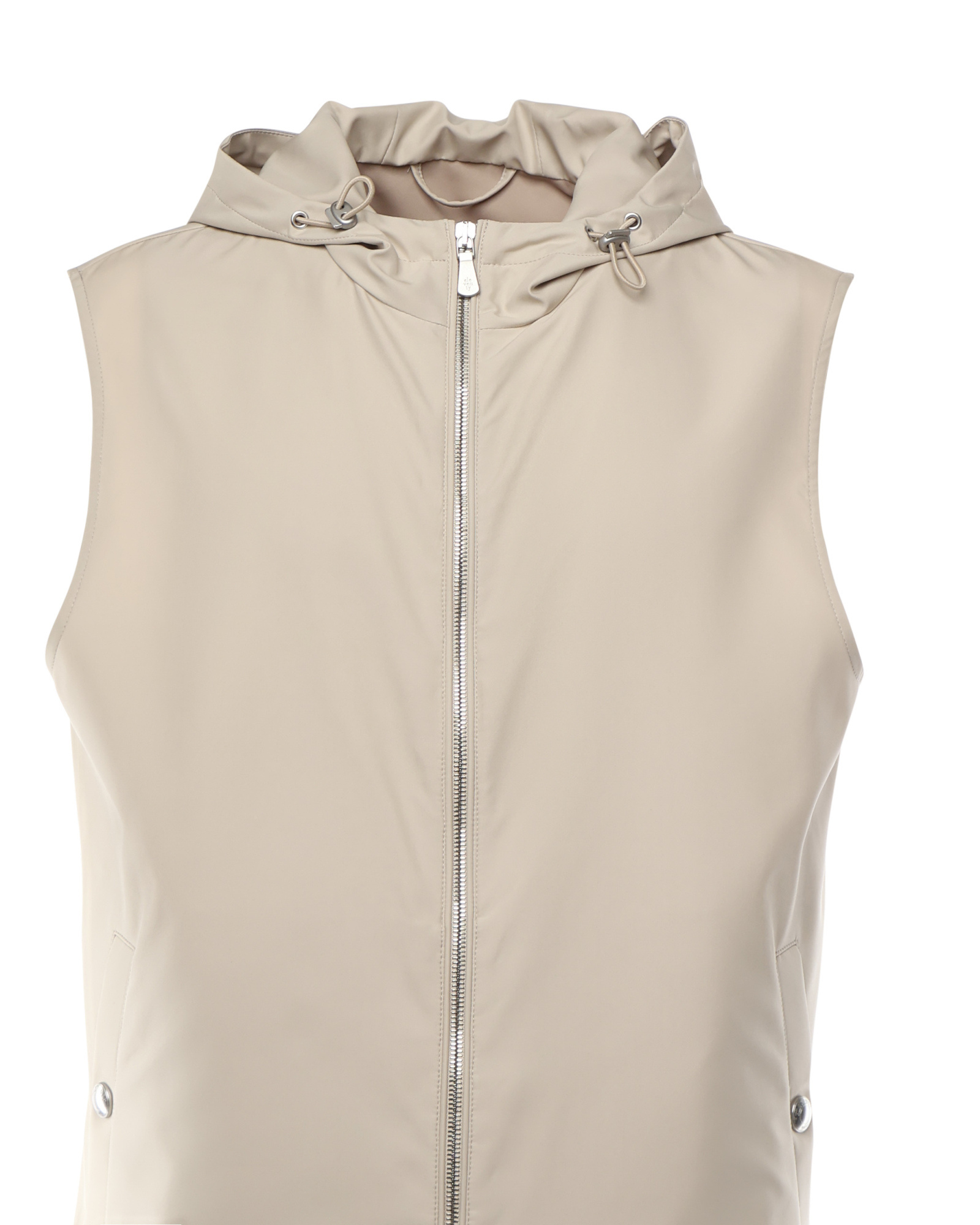 Eleventy Silk Hooded Vest