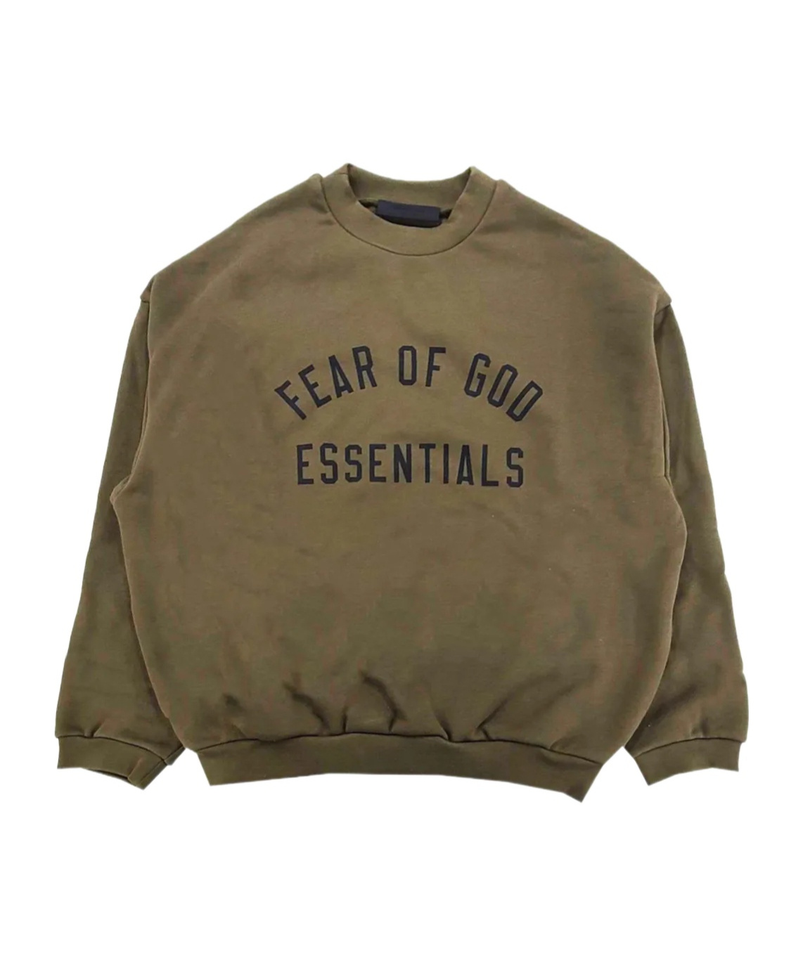 Essentials Fear Of God  Logo Printed Crewneck Sweatshirt