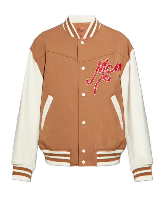 Mcm Long-sleeved Casual Jacket In Brown