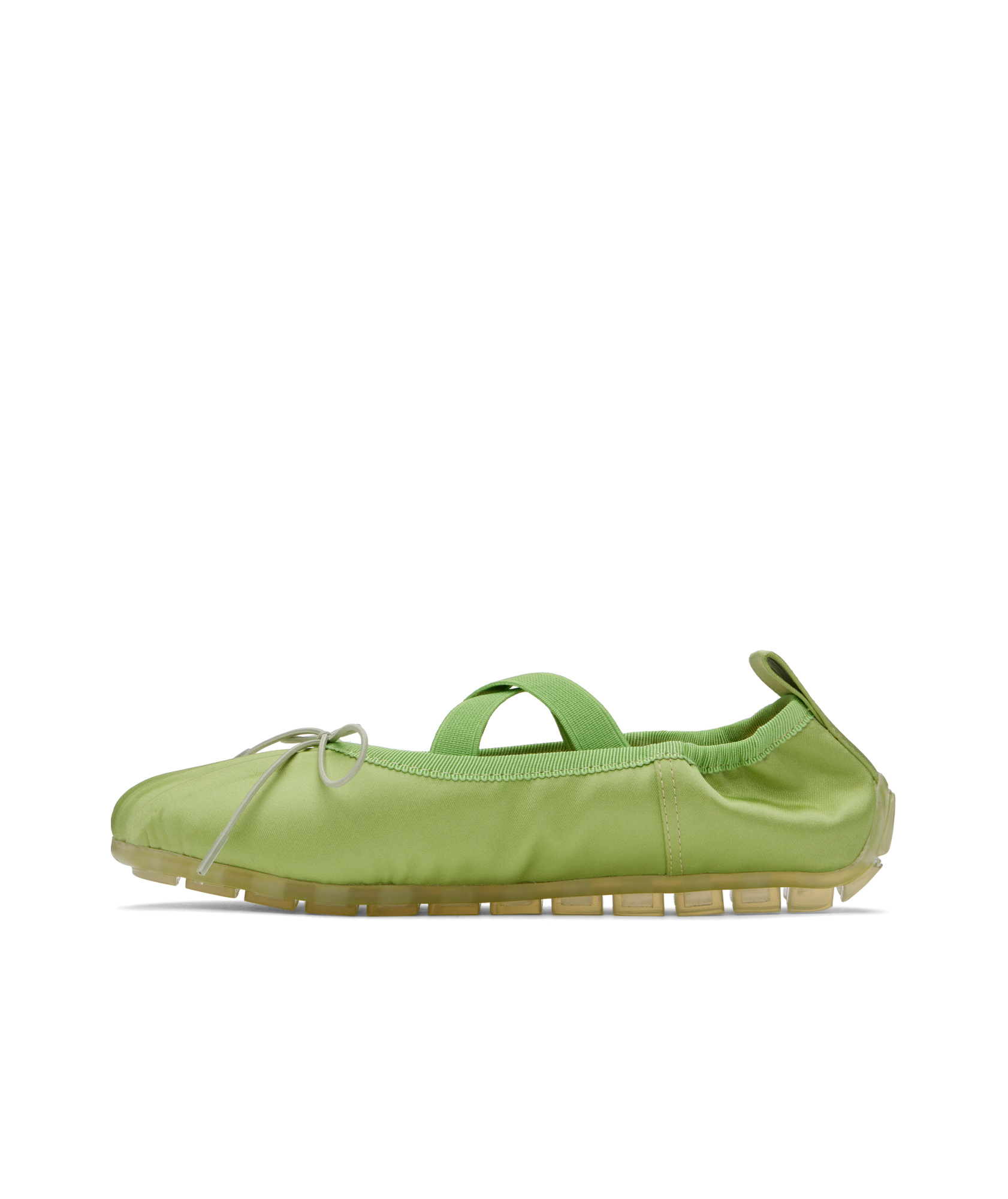 Simone Rocha Green Grip Ballerina Flats In Green