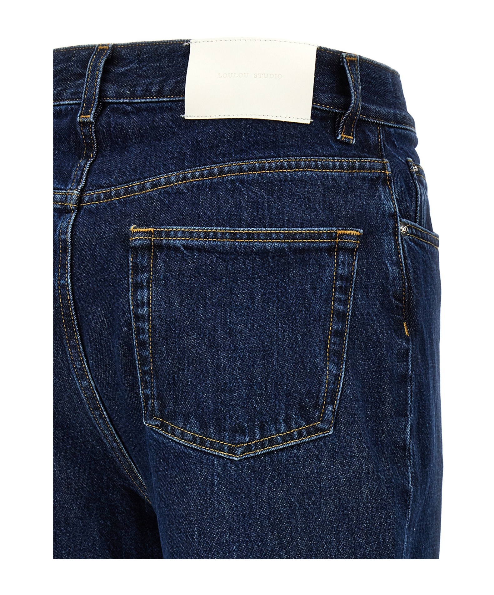 Loulou De Saison Straight Jeans In Animal Print