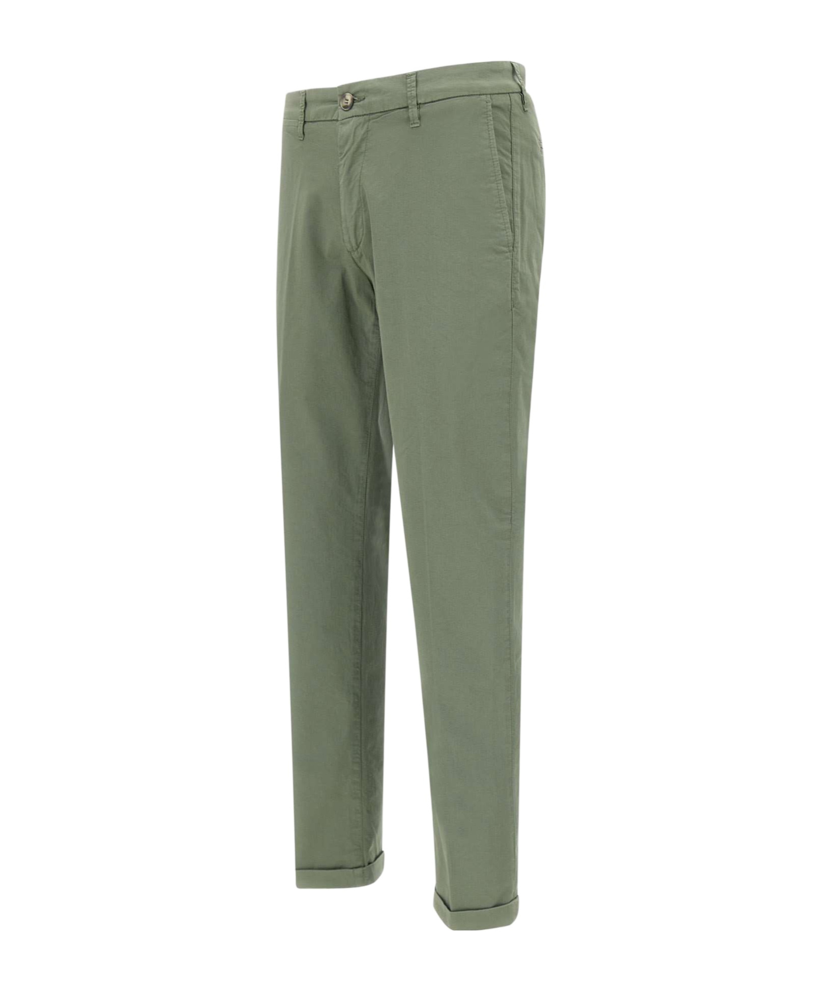 Re-hash Belt-loop Casual Pants In Green