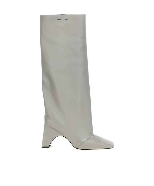 Shop Coperni 'bridge' Boots In Gray