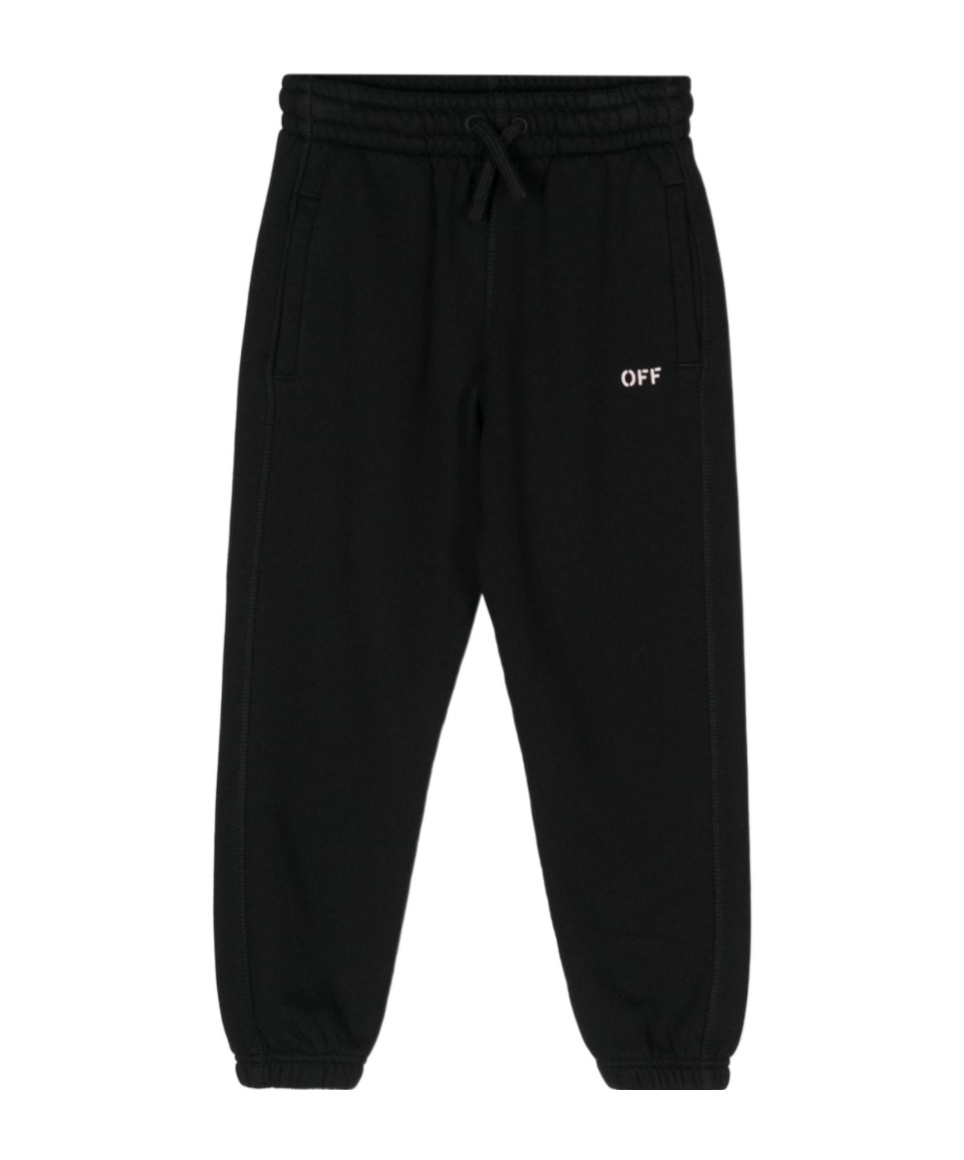 Off-white Logo-print Track Pants In Black
