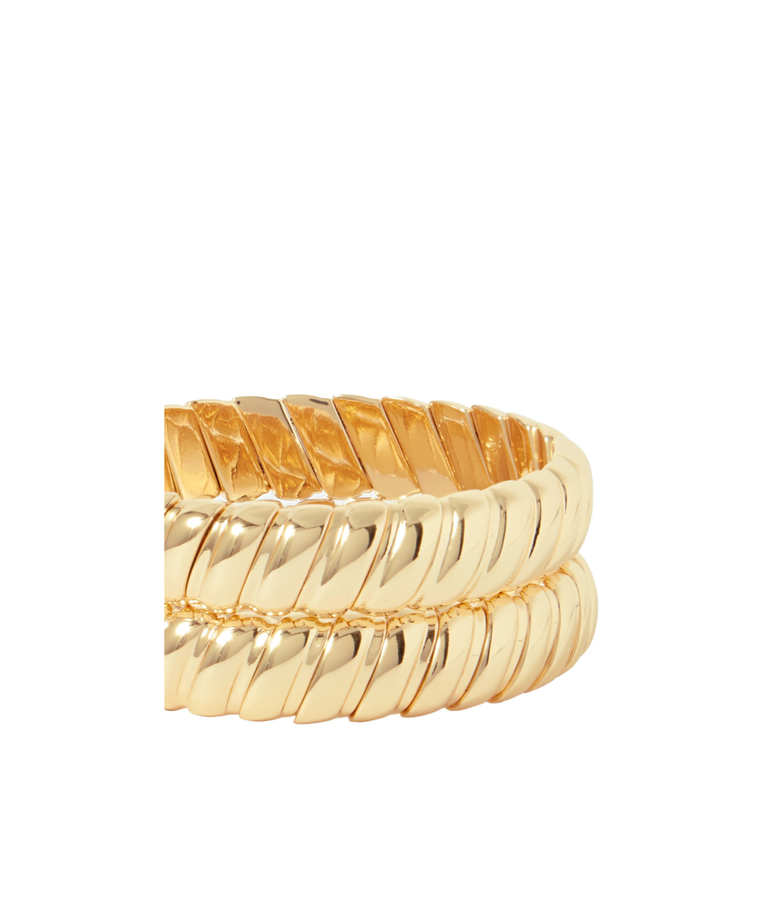 Assouline The Large Cobra Bracelets In Gold