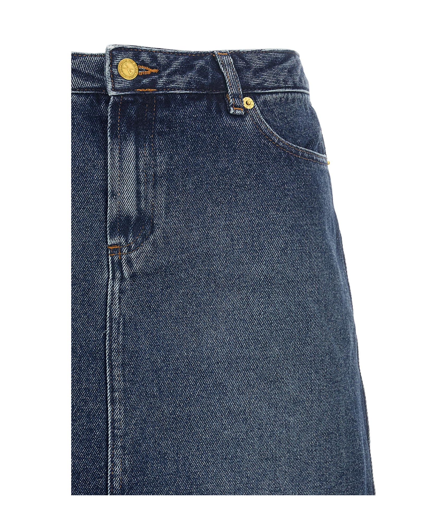 Apc A.p.c. Denim Mini Skirt In Blue
