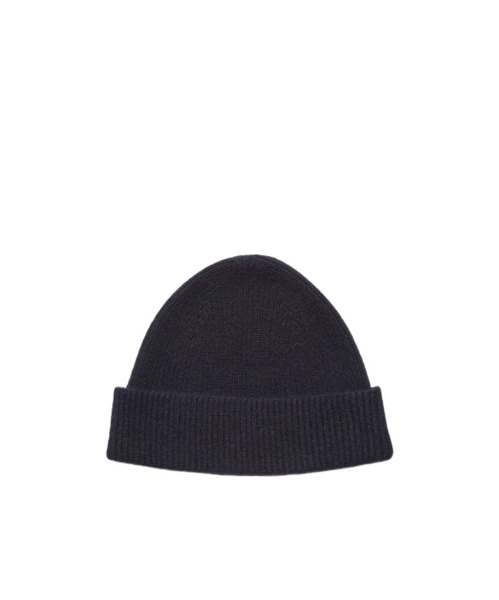 Zegna Cashmere Baseball Cap In Black