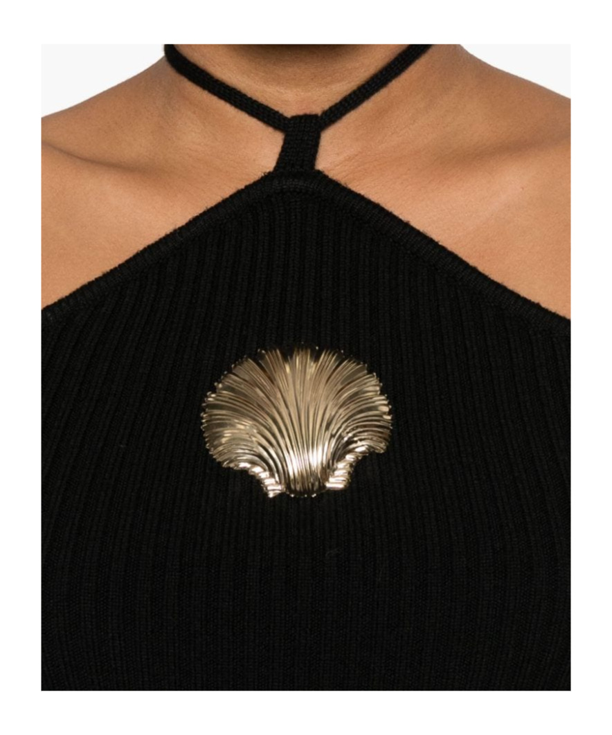 Giuseppe Di Morabito Seashell-brooch Sweater