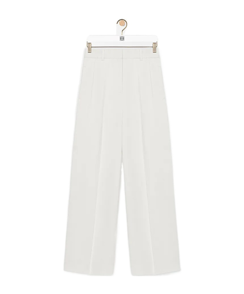 Loewe Trousers In Stretch Viscose Blend