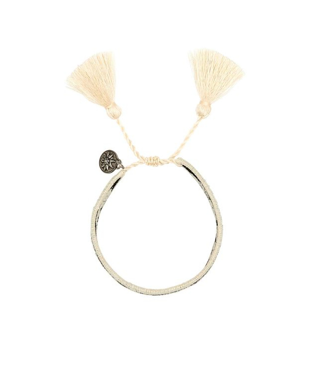 Prada Women's Two-tone Suede And Fabric Bracelet | 1ib6572hiv Color F0k74 In Yellow