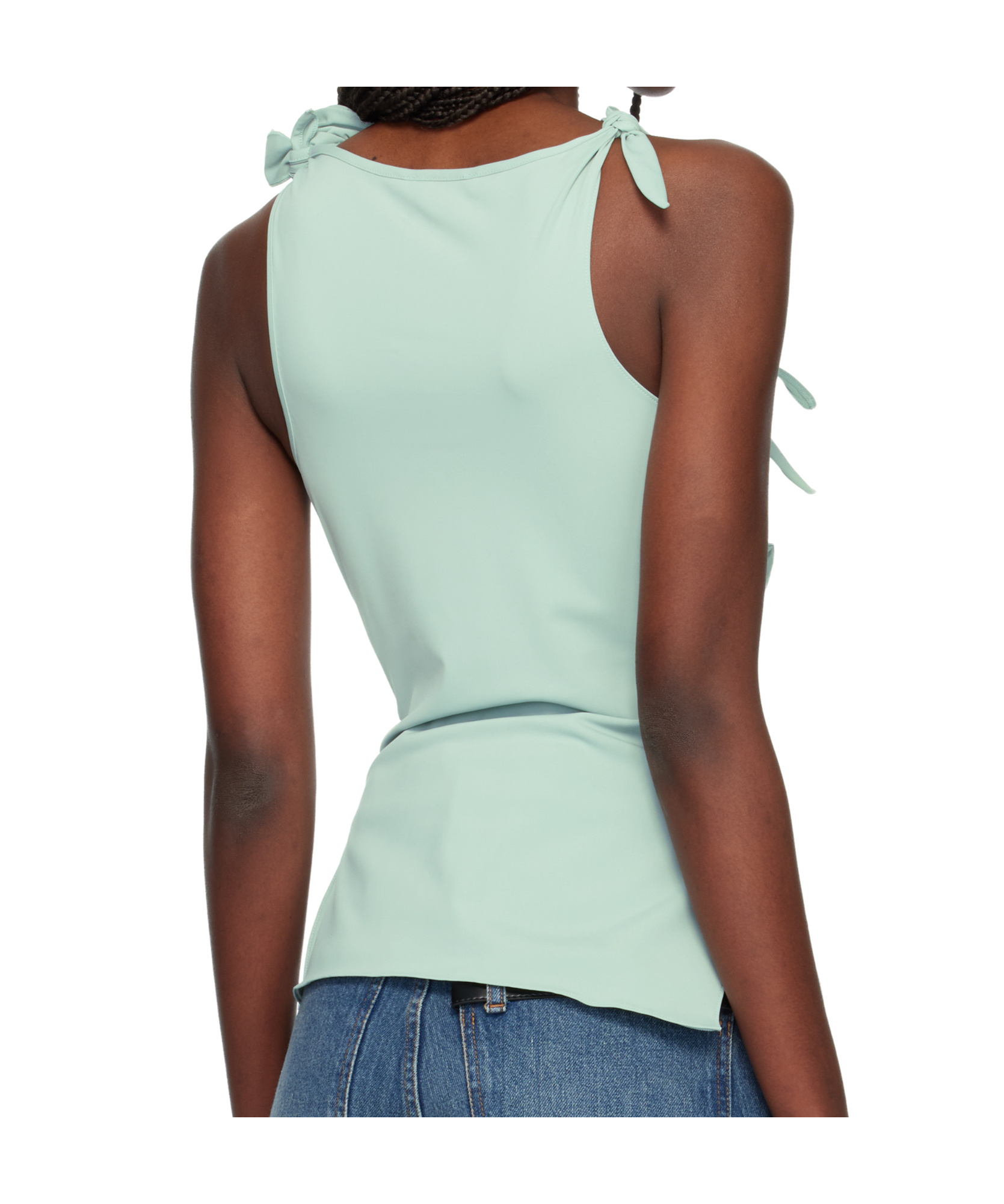 Coperni Asymmetrical Vest In Blue