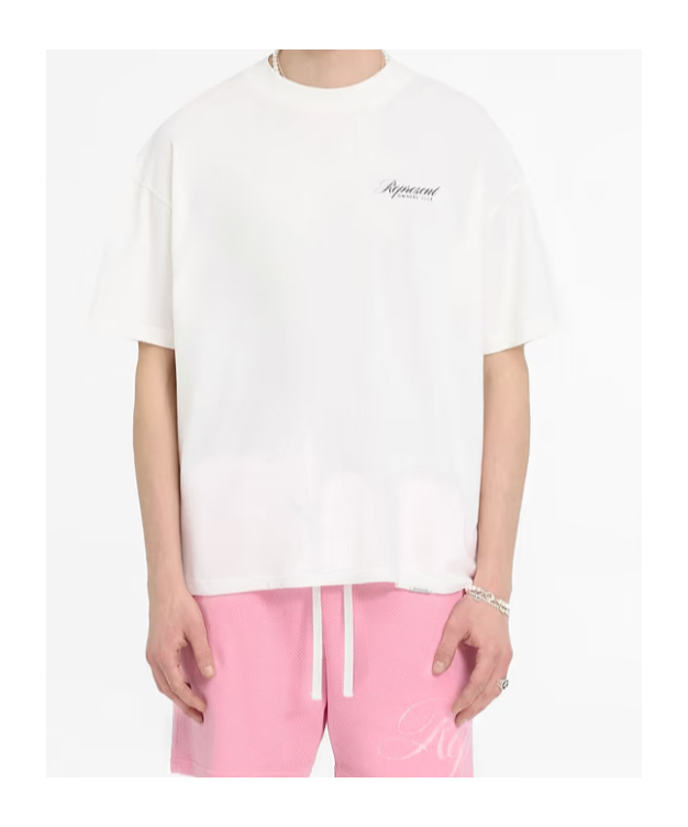 Represent Cotton T-shirt In White