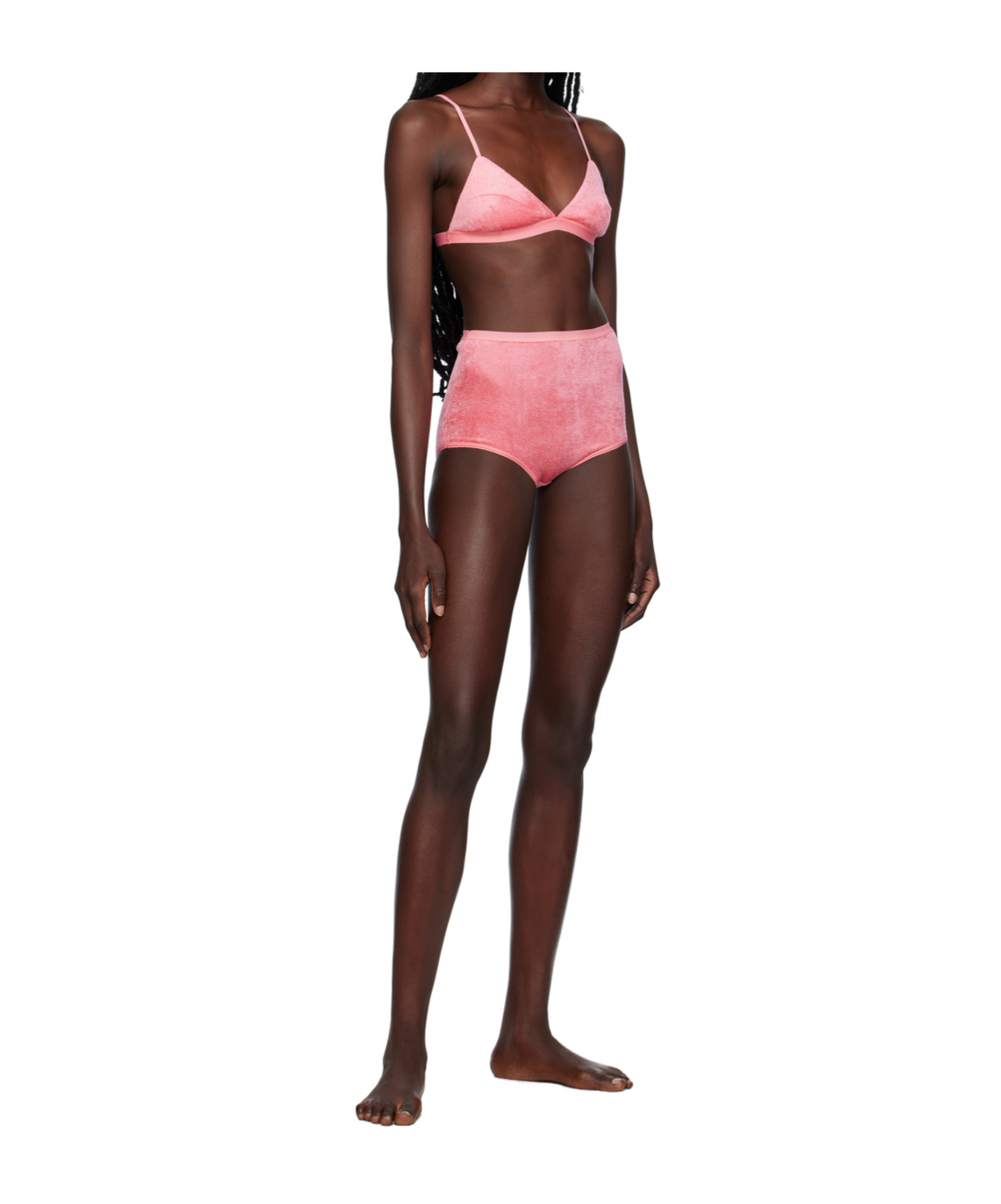 Baserange High-waisted Briefs In Pink