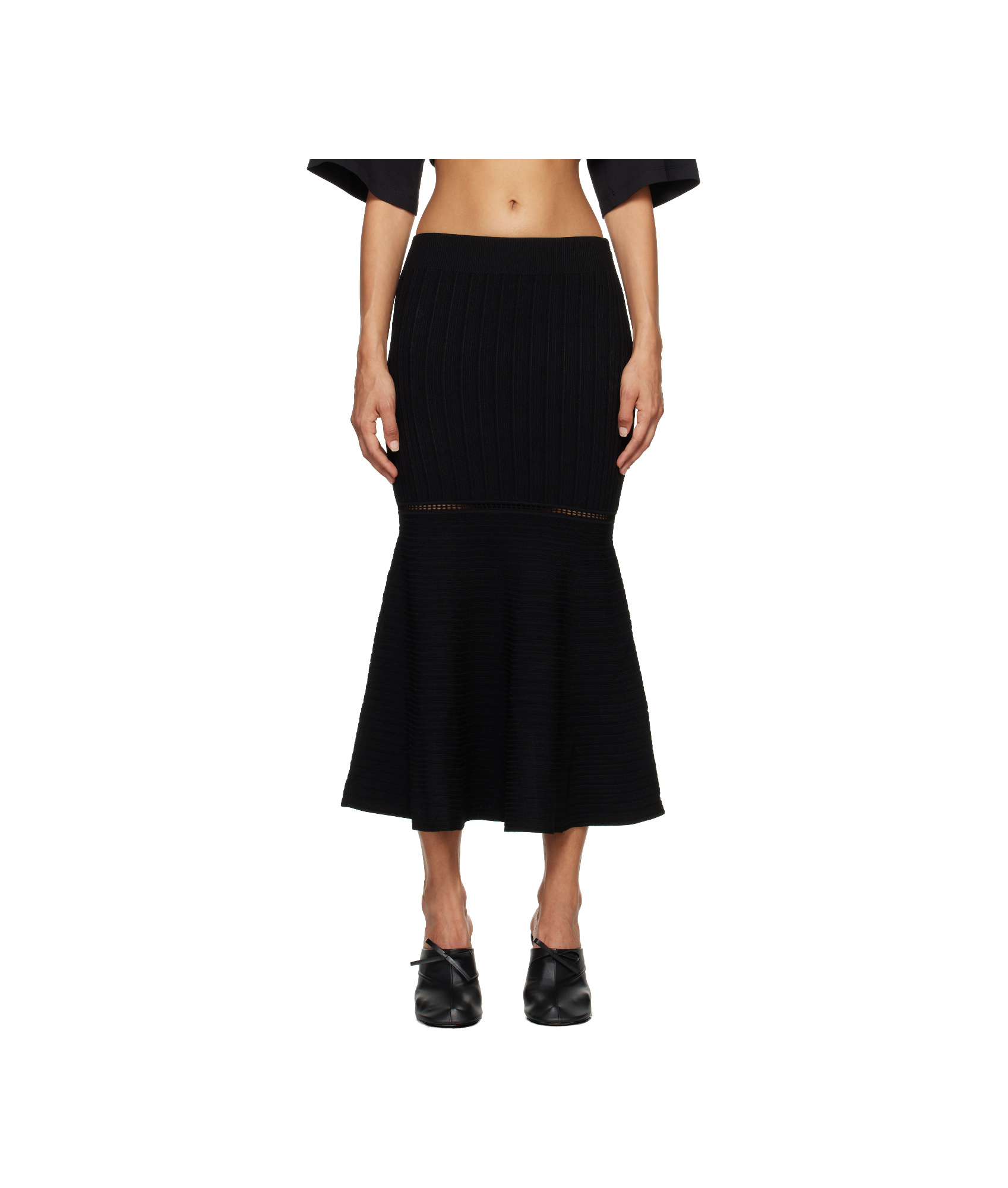 VICTORIA BECKHAM FLARED SKIRT