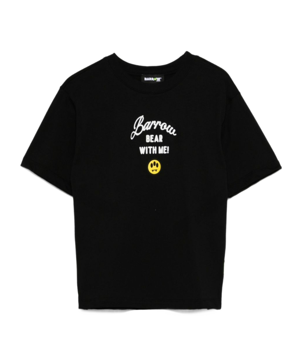 Barrow Bear-embellished Cotton T-shirt In Black