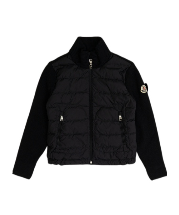 Moncler Long-sleeved Knitted Down Jacket