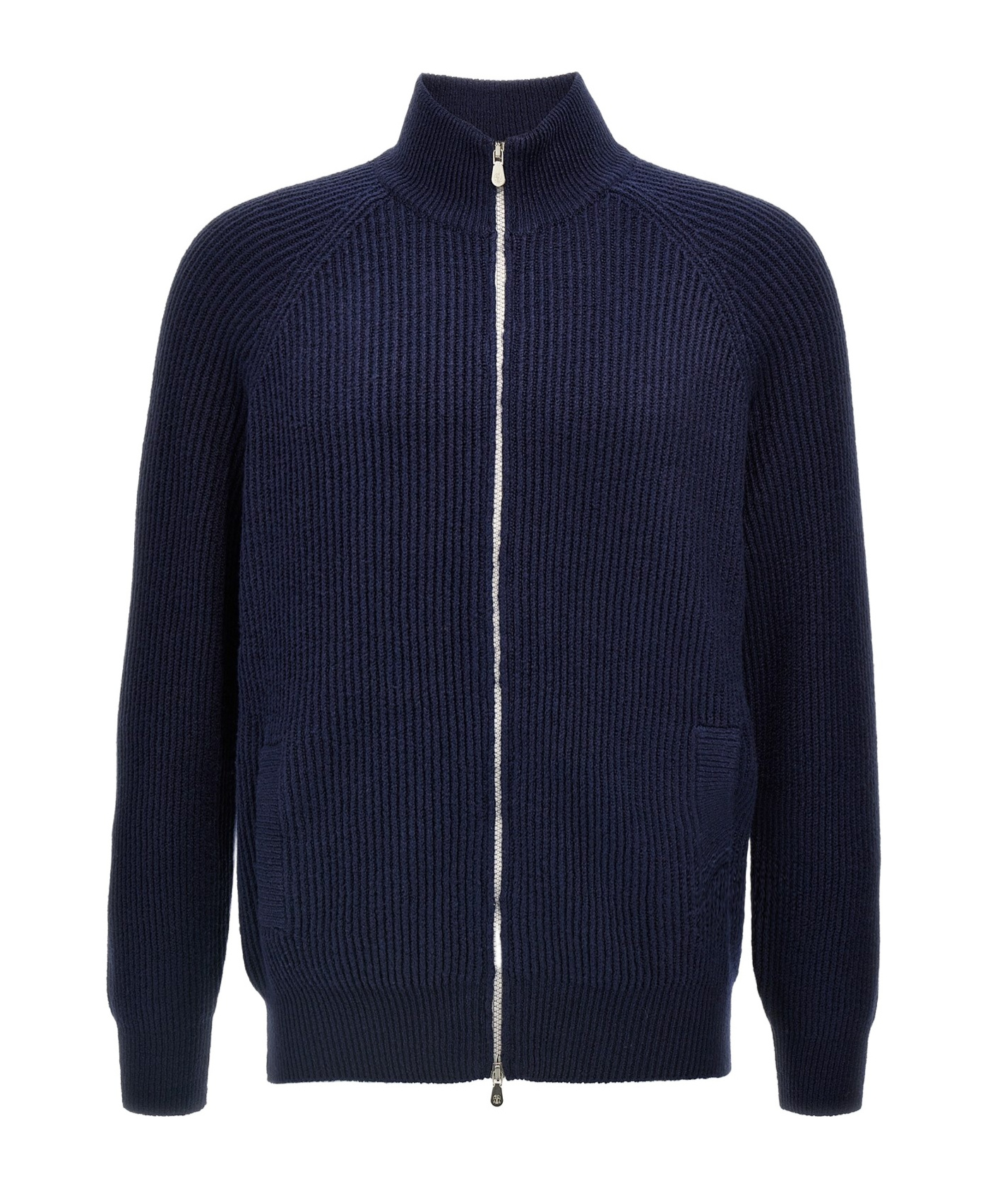 Brunello Cucinelli Zip-front Cardigan In Black