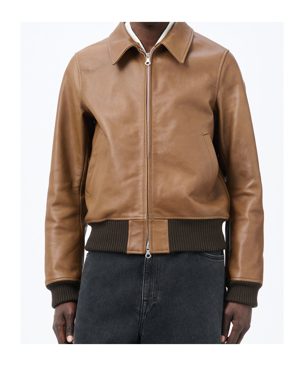 Our Legacy Pharos Leather Bomber Jacket