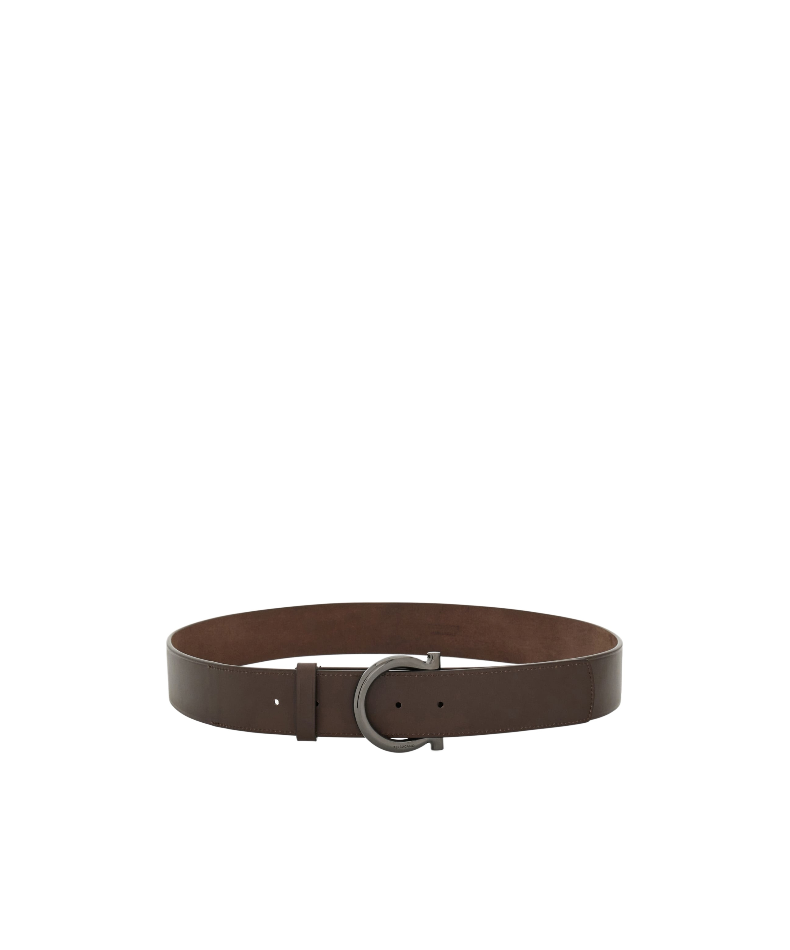 Ferragamo Fixed Belt In Green