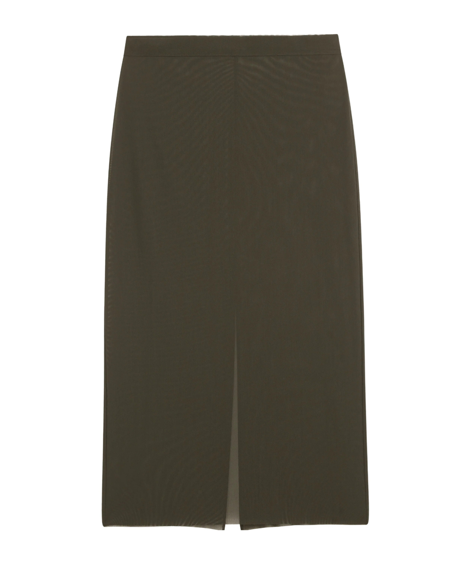 The Frankie Shop Suva Sheer Skirt - Khaki