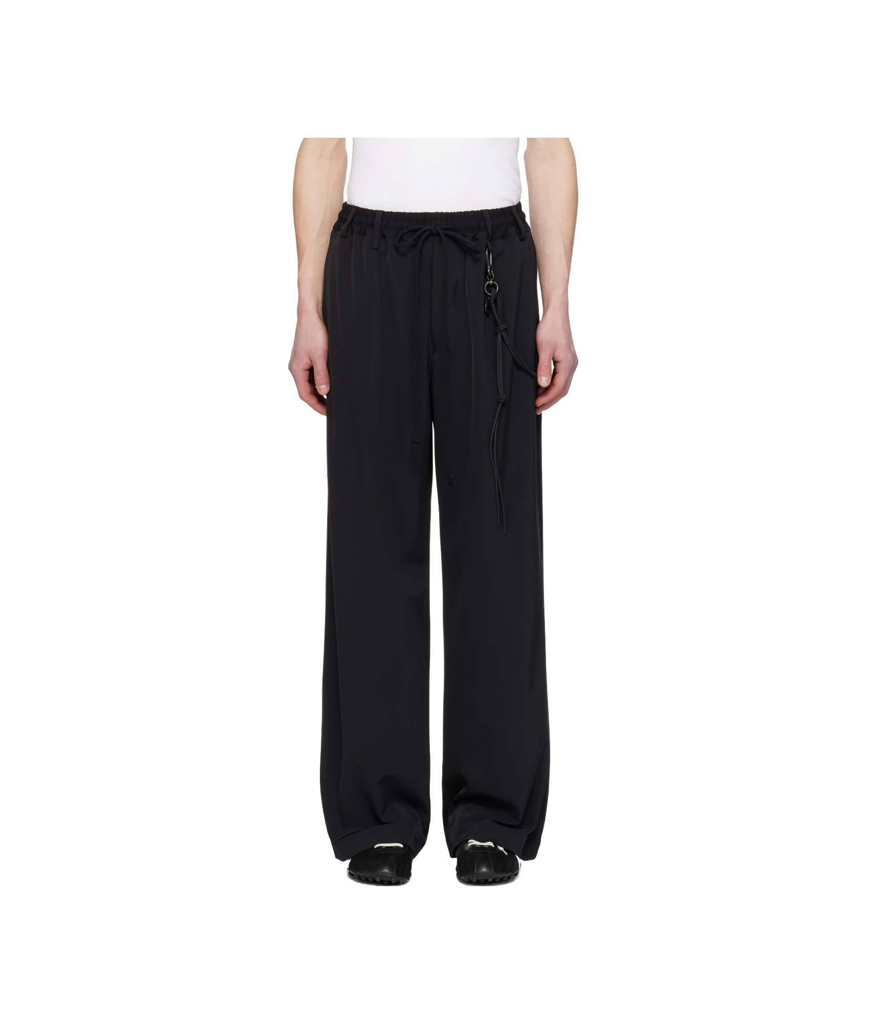 Song For The Mute Relaxed Drawstring Track Pants In Black