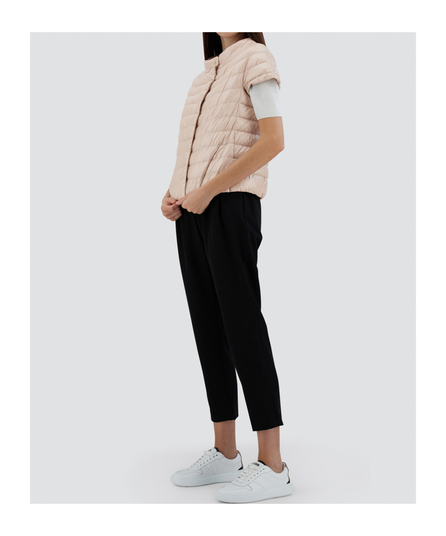 Herno Greta Short-sleeved Puffer Jacket