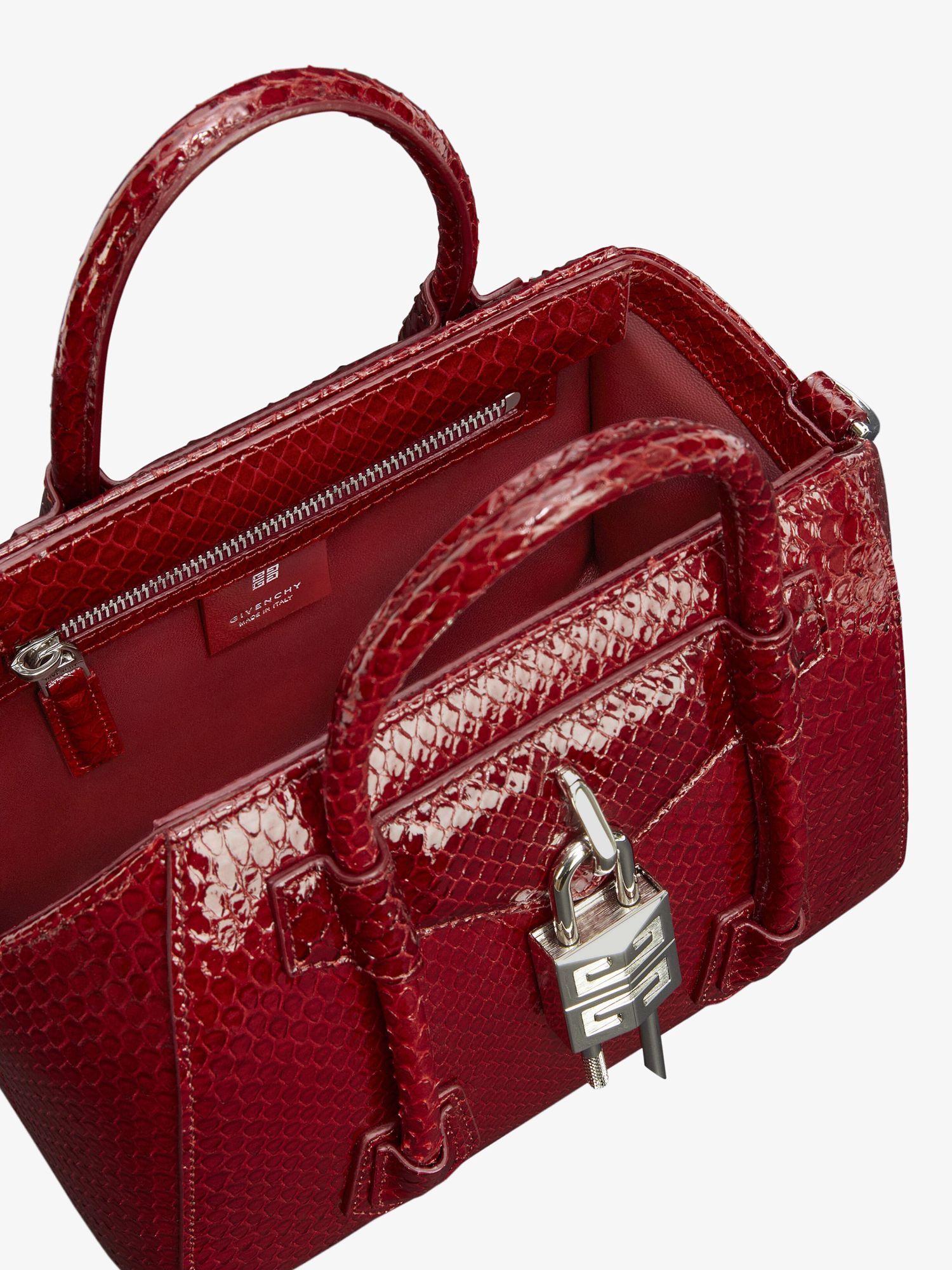 Givenchy Double Handle Shoulder Bag In Red
