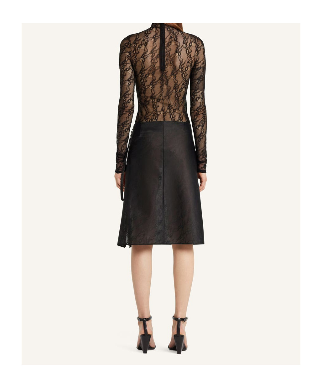 Courrèges Zippered A-line Skirt In Black