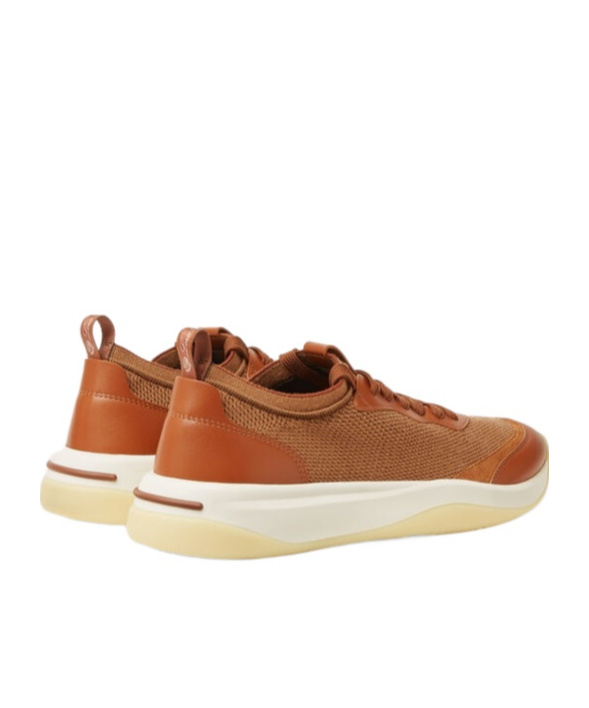 Loro Piana Leather-mesh Sneakers
