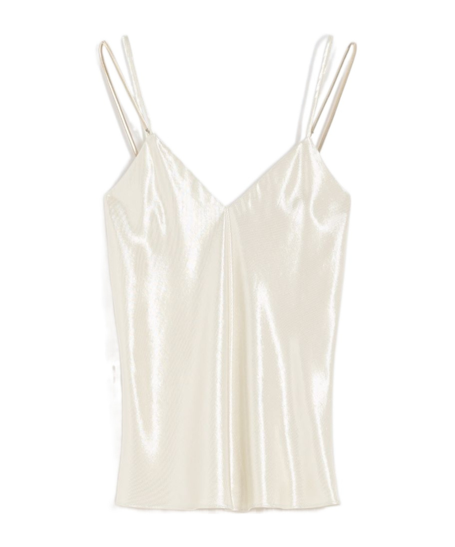 Max Mara Camisole Top In Light Gold