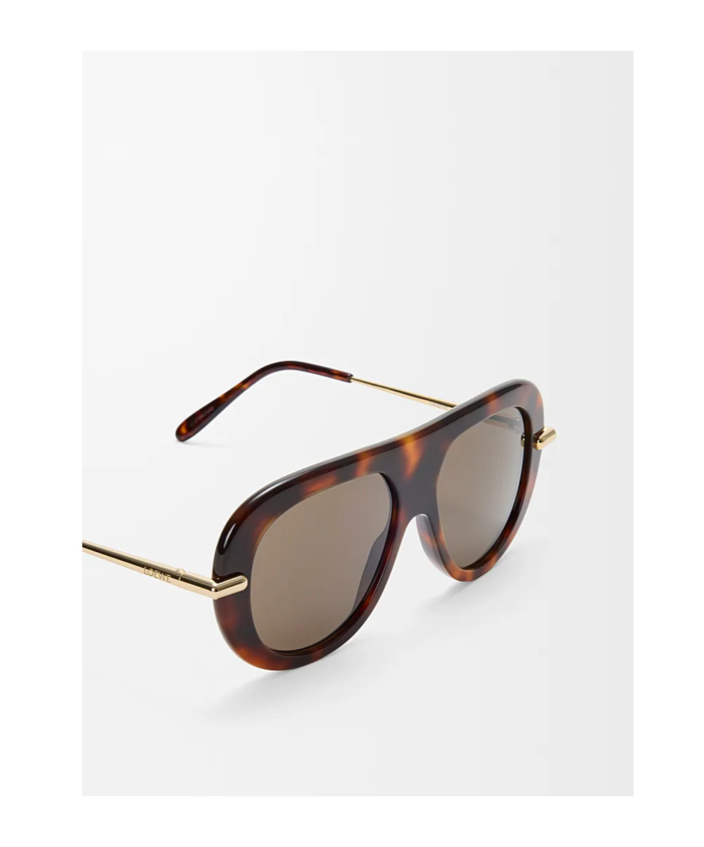 Loewe Occhiali Da Sole Pilot Slim In Brown