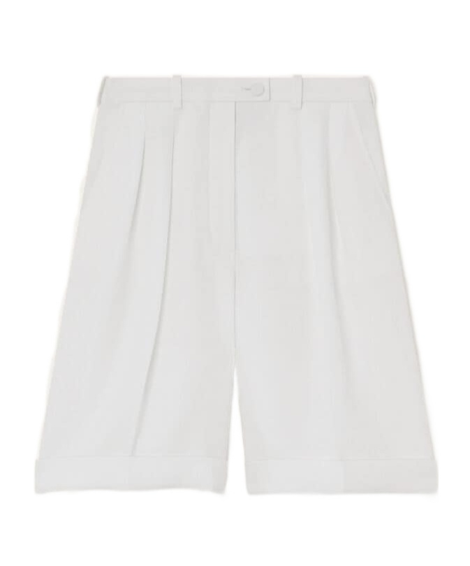 Loro Piana George Bermuda Shorts In White