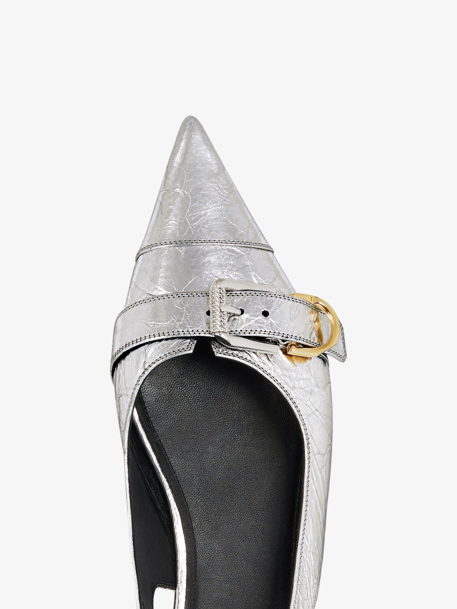 Givenchy Voyou Pointed Toe Slingback Flat In White
