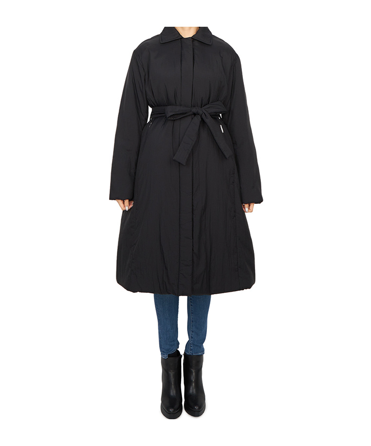 Shop Parajumpers Long-sleeved Coat In Black