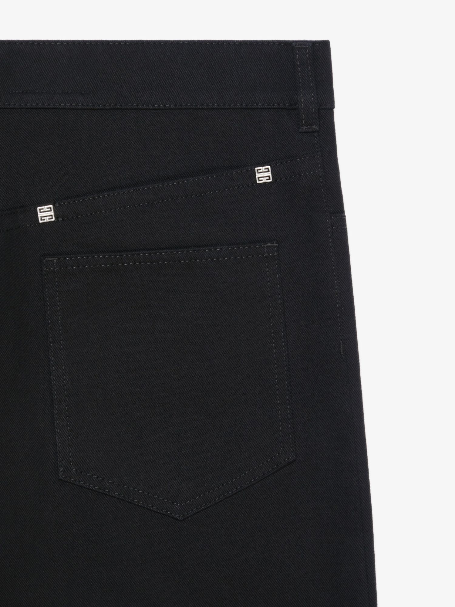 Givenchy Men's Wide Jeans In Black