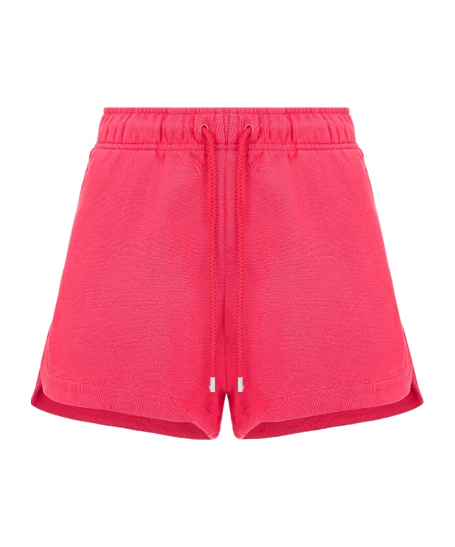 Pinko Elastic Waist Shorts In Red