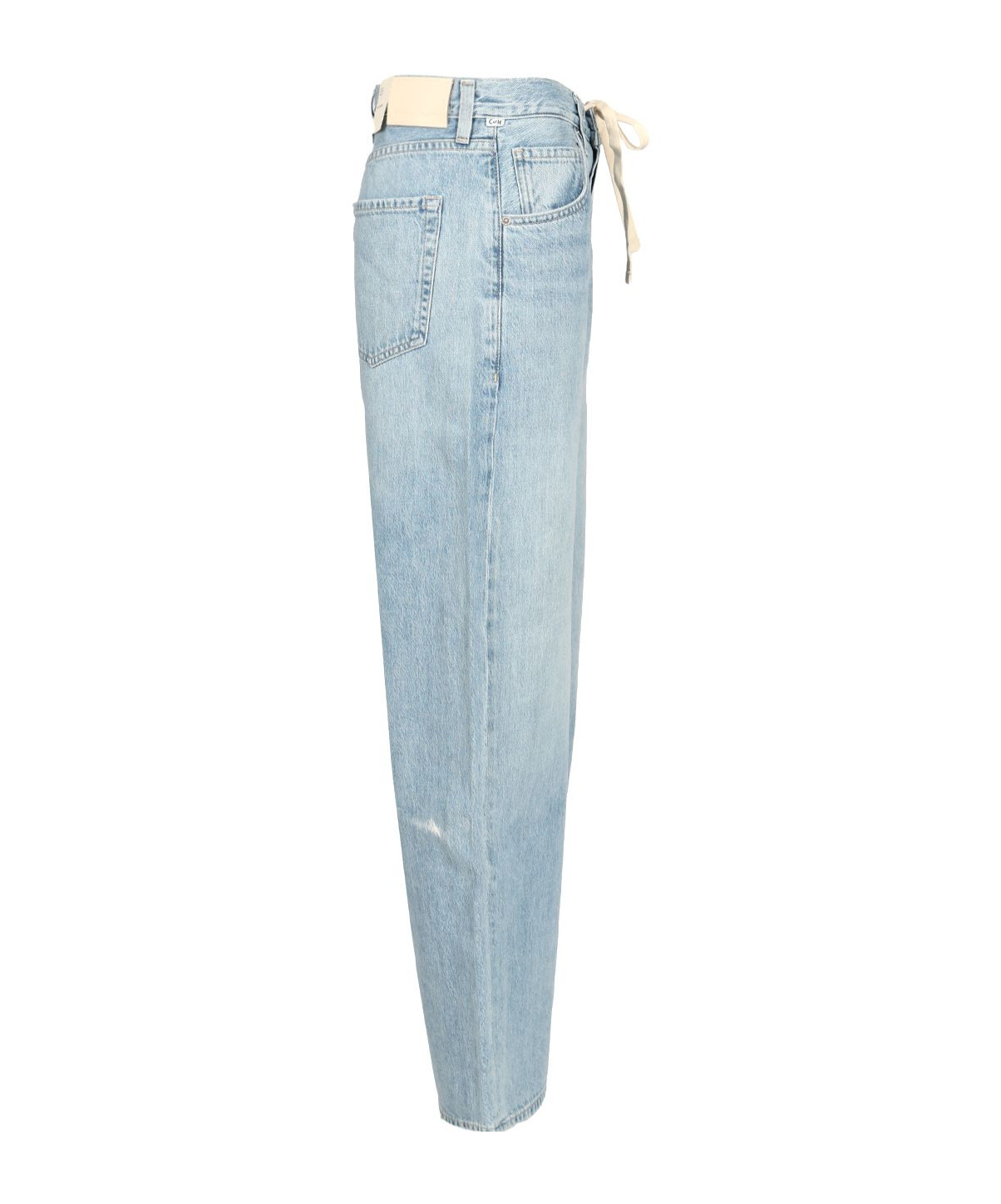 Citizens Of Humanity Drawstring-waist Cotton Jeans In Blue