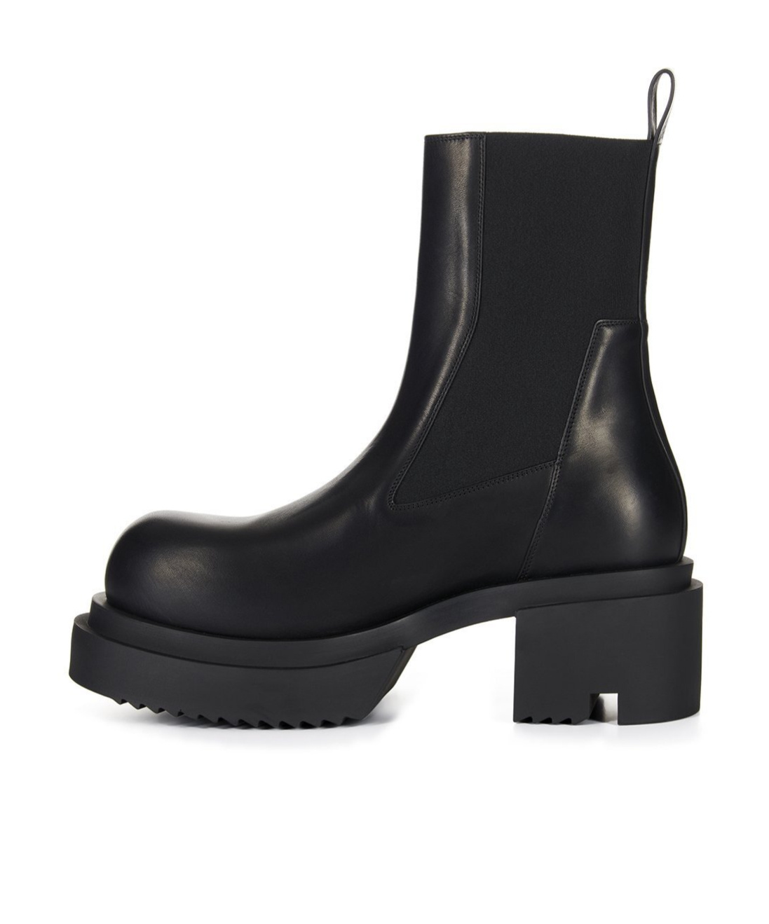 Rick Owens Beatle Bogun 60 Leather Ankle Boots In Black