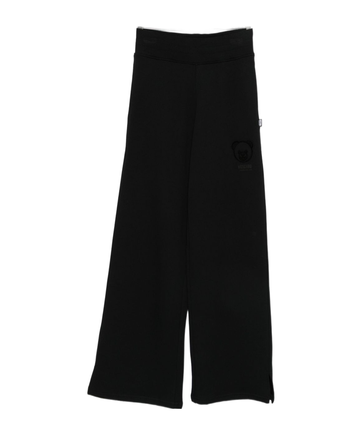 Moschino Wide-leg Trousers With High Waist In Black