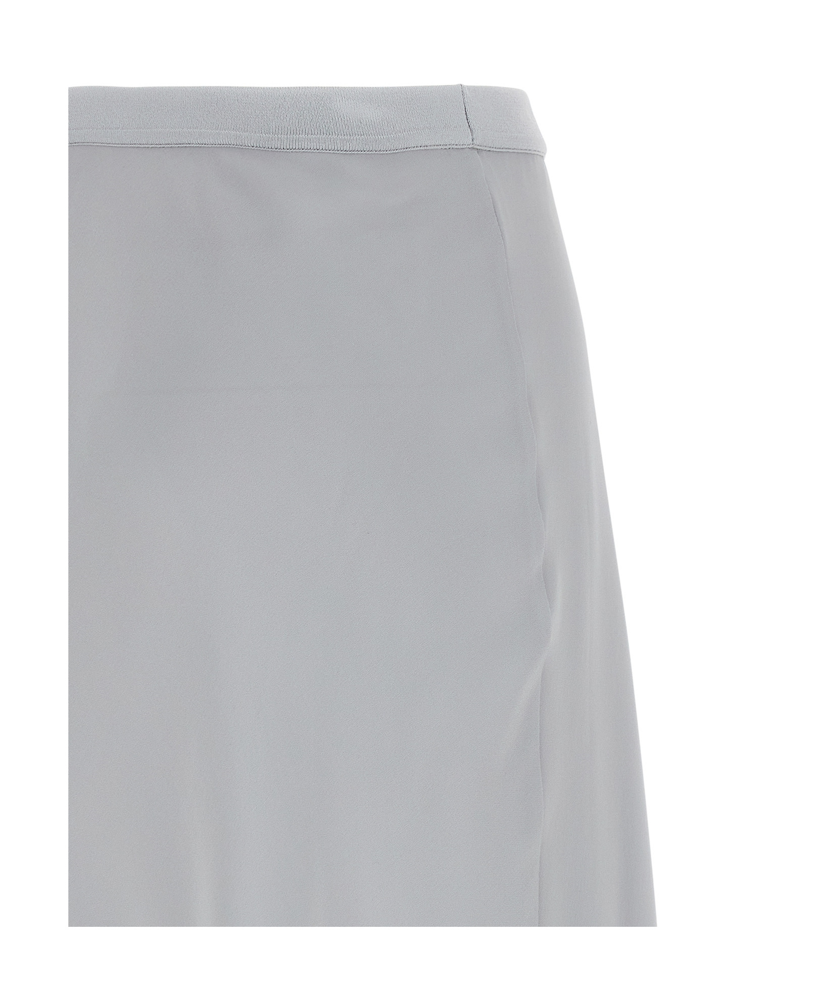 Shop Theory Silk Skirt In Gray