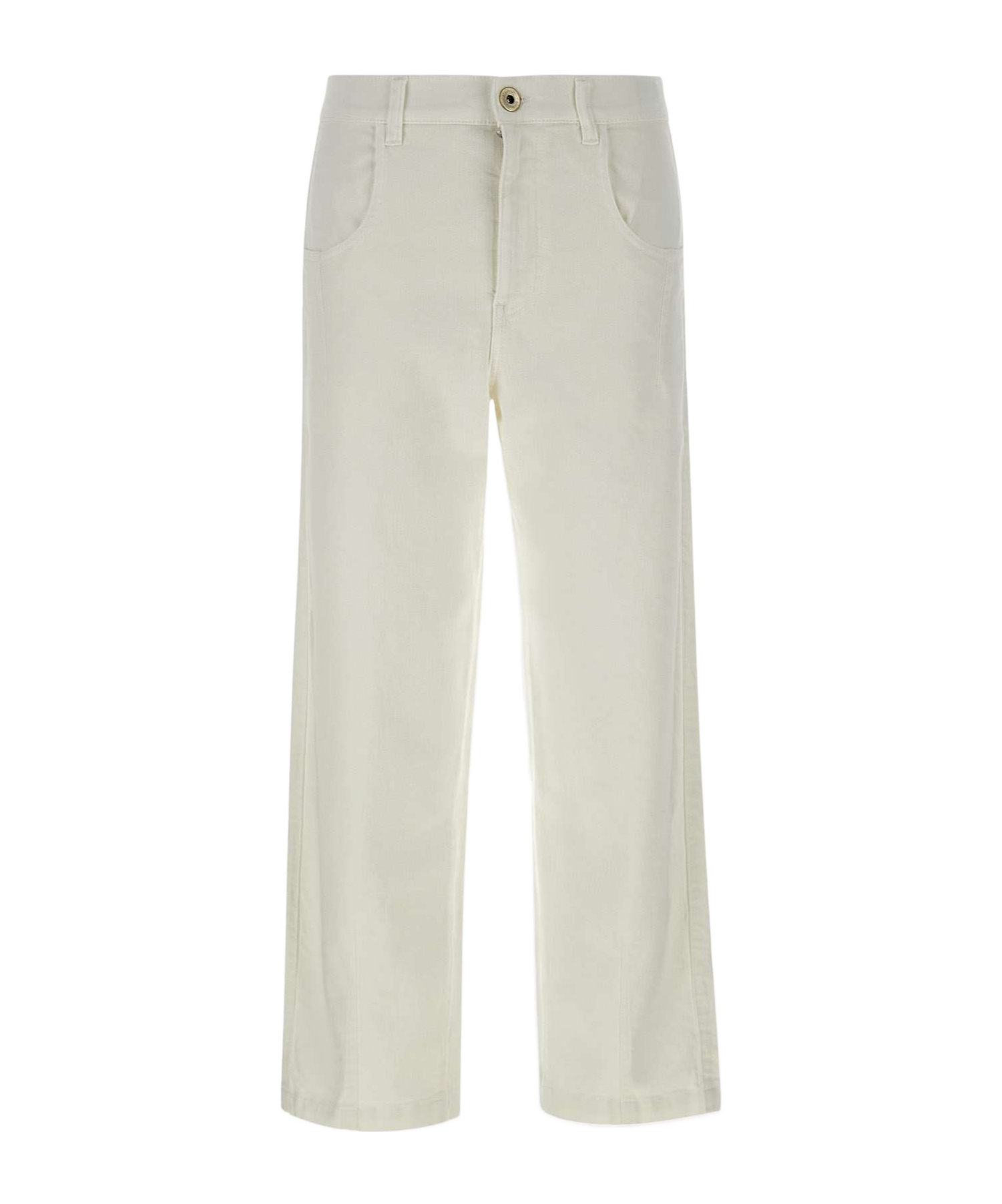 Eleventy Straight Leg Jeans In White