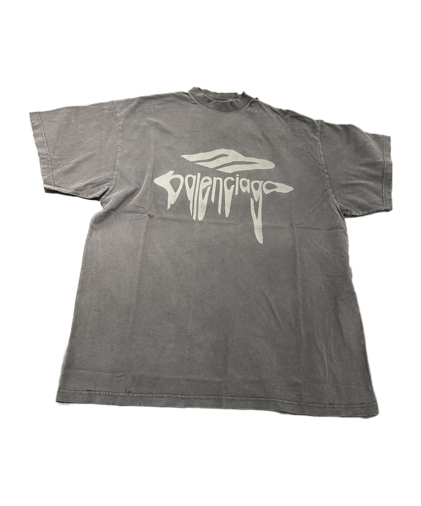 Balenciaga Short-sleeved T-shirt In Gray