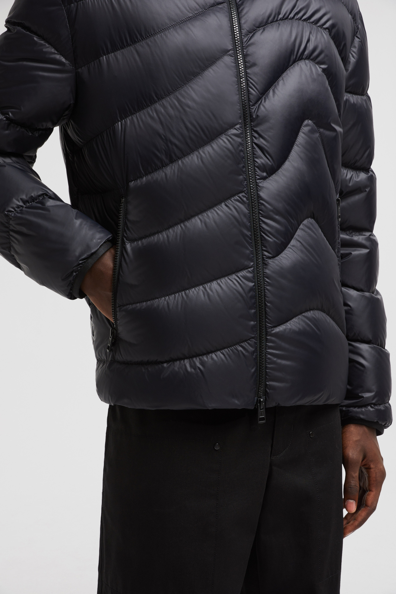 Moncler Zephyros Down Jacket In Black
